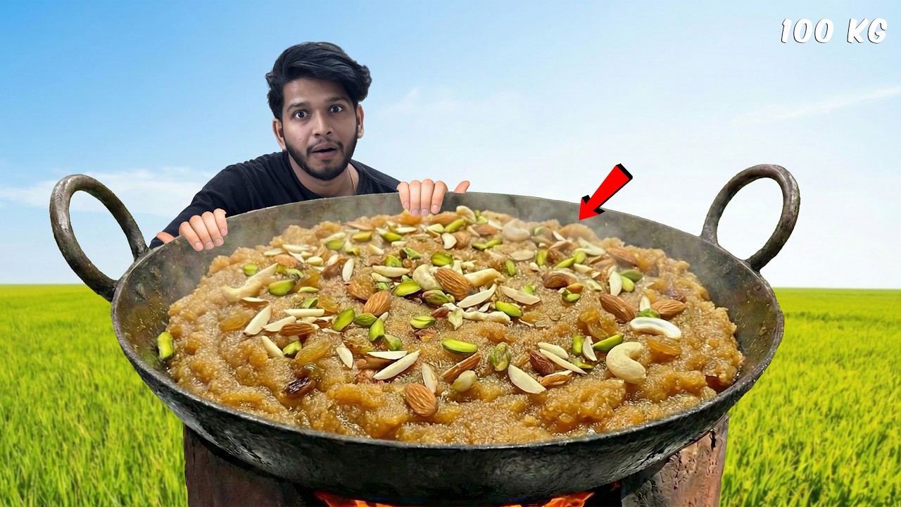Cooking Suji Halwa | देसी सूजी का हलवा