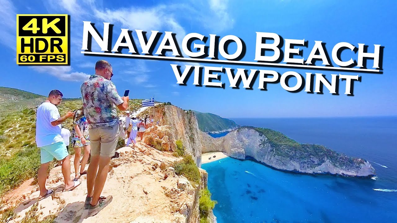 Navagio Beach Viewpoint | Zakynthos | Shipwreck | Greece | 4K 60fps HDR 💖 Dolby Atmos 👀 Best places