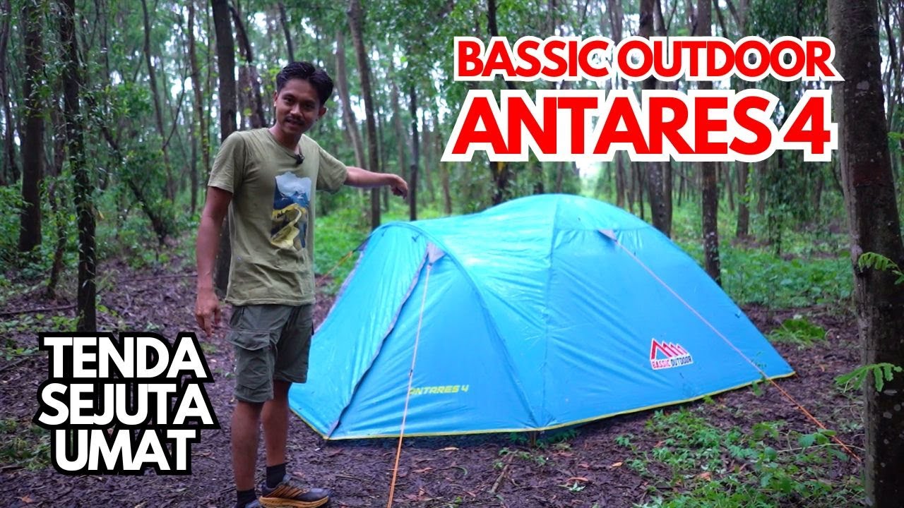REVIEW TENDA BASSIC ANTARES 4 | TENDA BASSIC OUTDOOR
