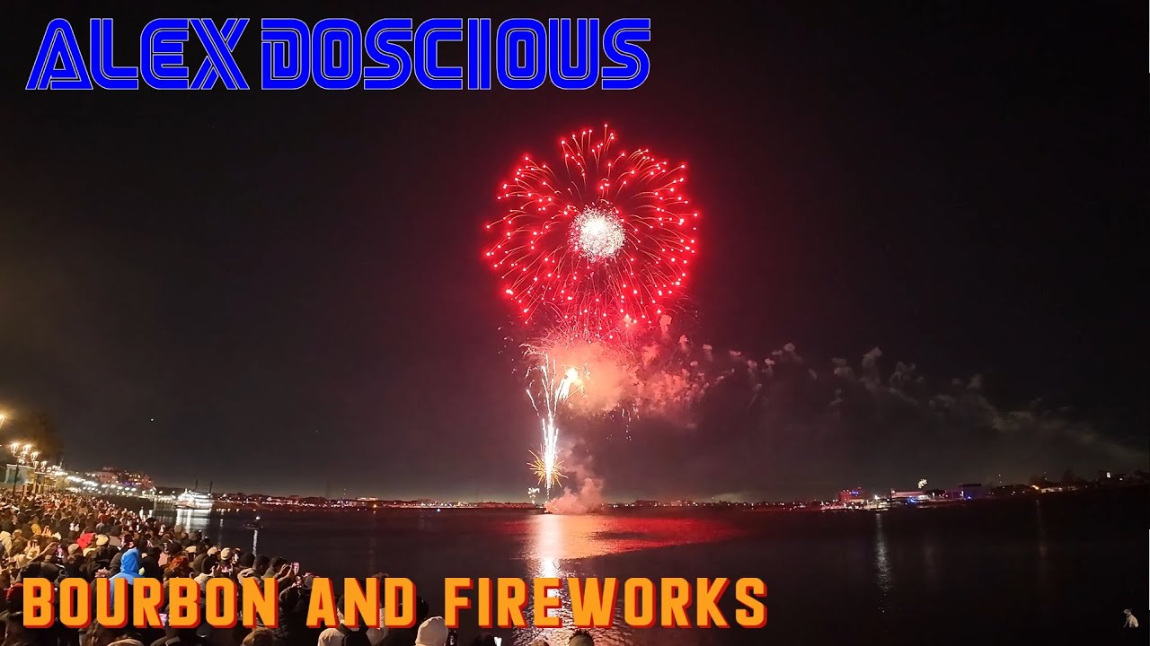 Bourbon and Fireworks on NYE 2025 #nola #neworleans #nye