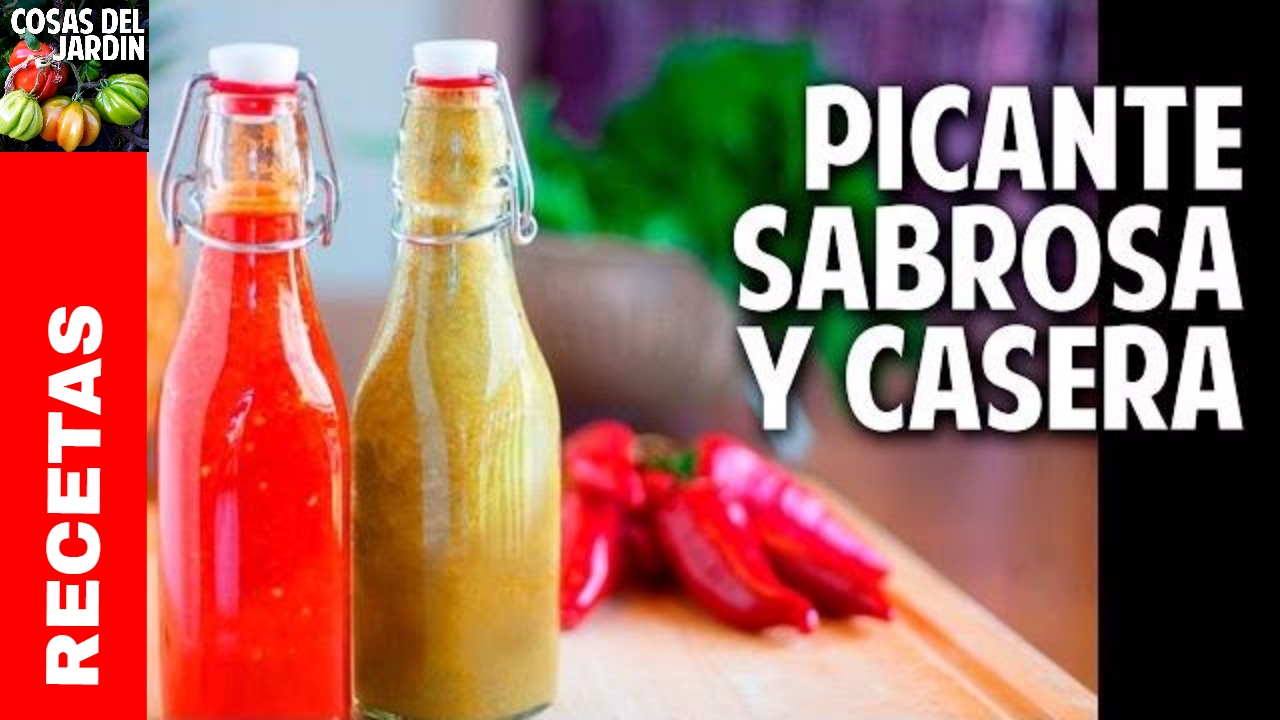 Receta de Salsa Picante tipo tabasco - Locura en tu boca @cosasdeljardin