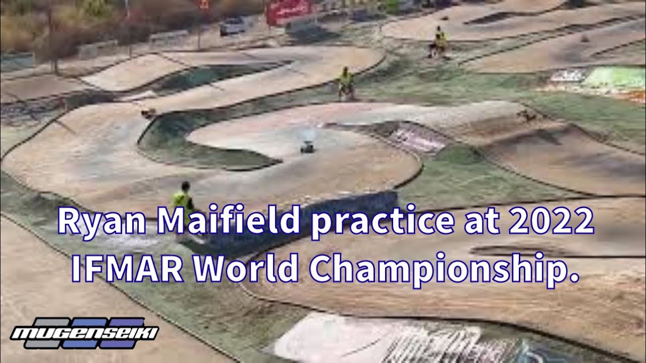 Ryan Maifield practice at 2022 IFMAR World Championship.