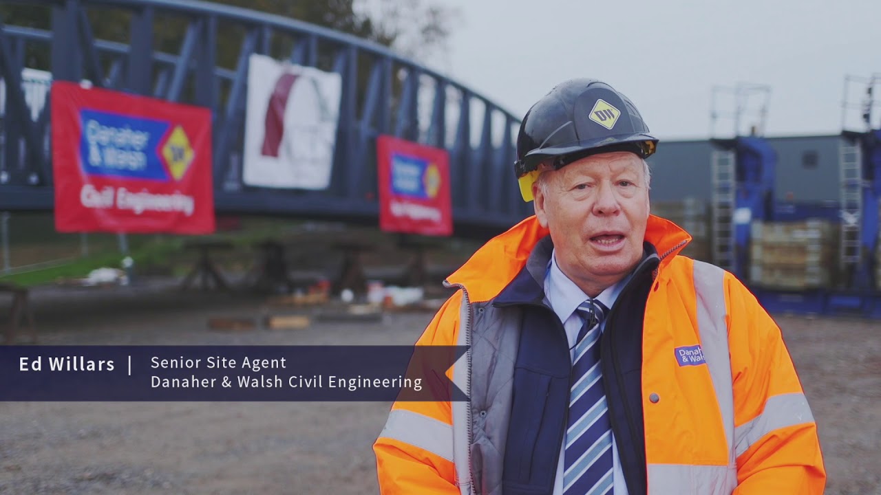 CIVIL ENGINEERING: Installation of Charter Street Footbridge, Leicester