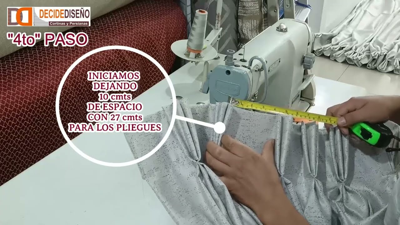COMO HACER UNA CORTINA DE PLIEGUES AMERICANOS ( Facil y sencillas tecnicas para principiantes)