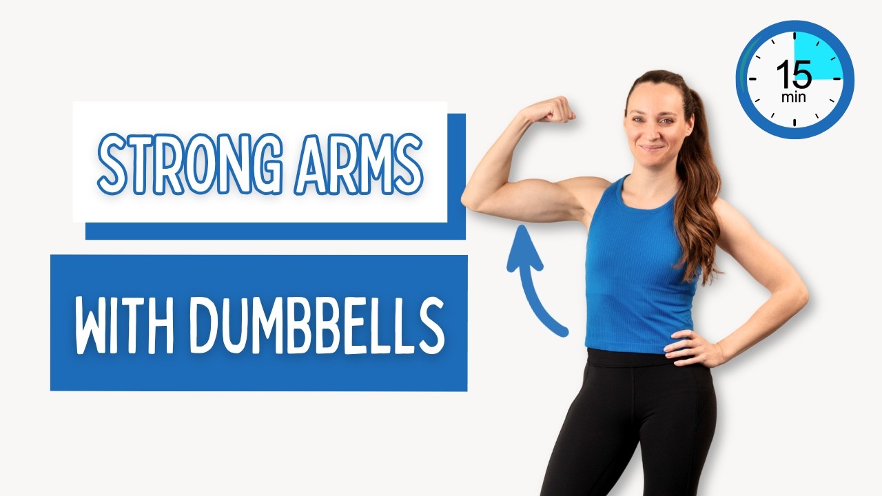 15 Min UPPER BODY STRENGTH Workout for TONED ARMS | Home Workout | Dumbbells Only