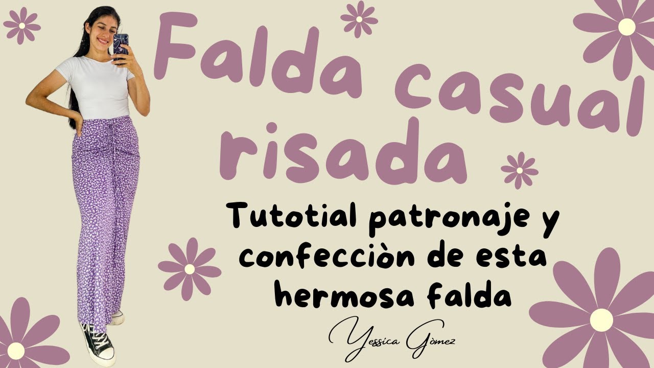 Tutorial falda para cristianas casual larga