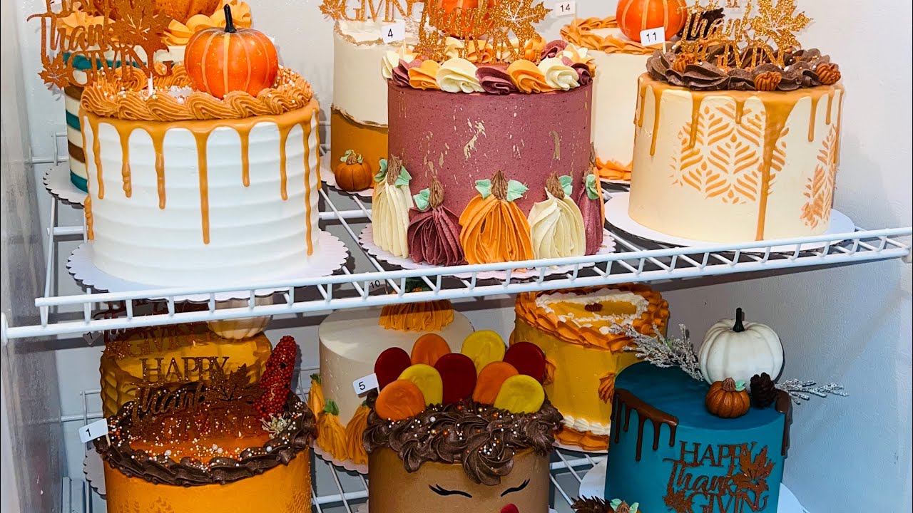 Thanksgiving Cake Decorating