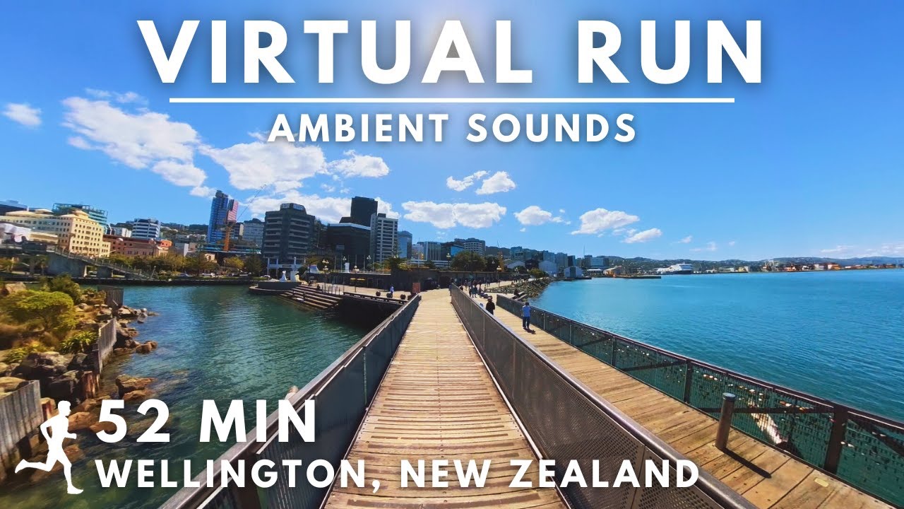 Virtual Running Video For Treadmill With Ambient Sounds in #Wellington, New Zealand #virtualrun