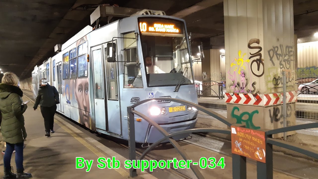 Călătorie Cu Tramvaiul V3A-93-CH-PPC #4010 Pe Linia 10 între Bd. Paul Teodorescu și Pod Grozăvești
