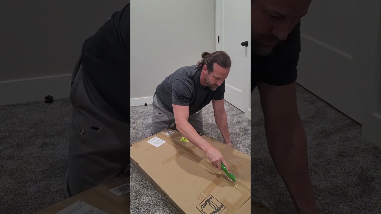 Molblly Twin Bed Frame with Headboard Unboxing
