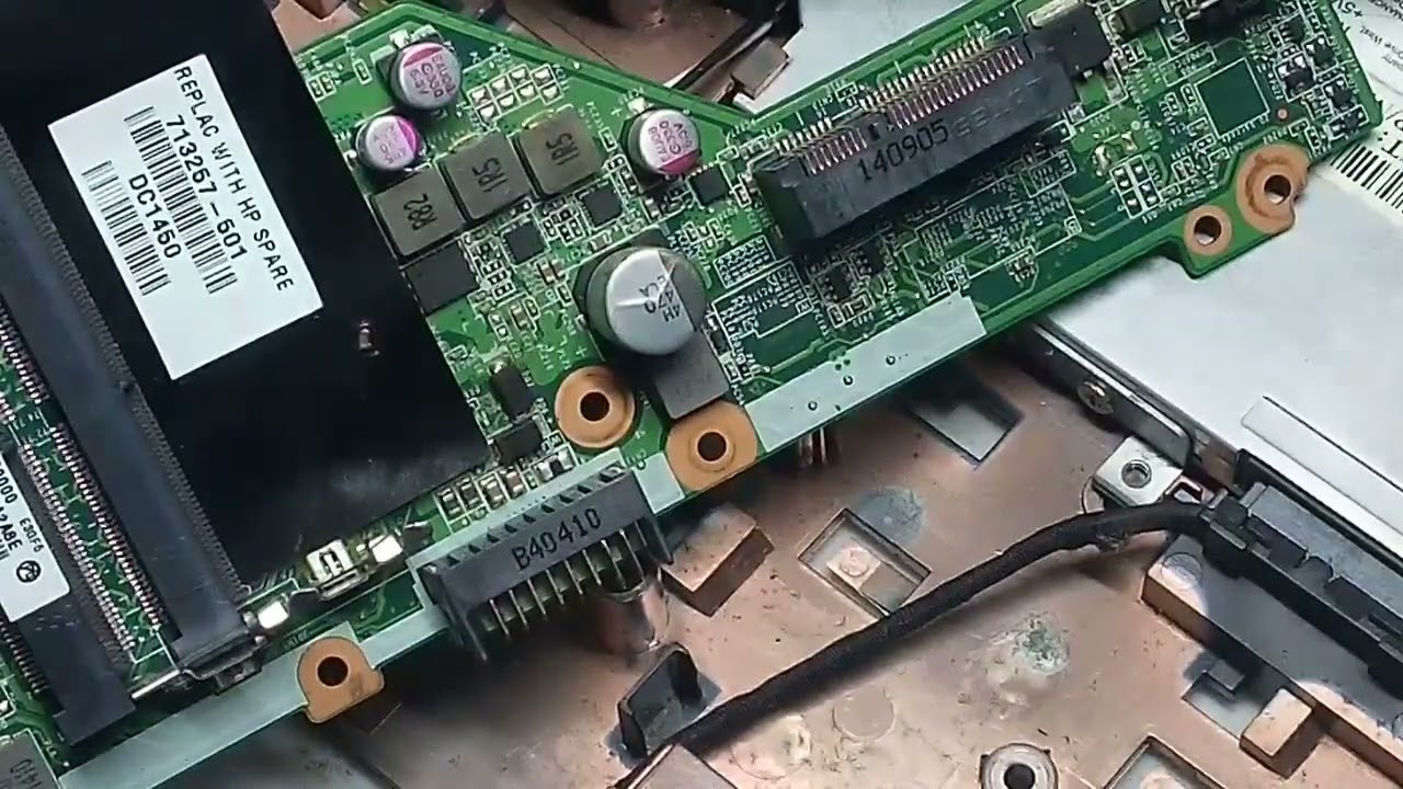Reparando una Laptop hp no prende solución