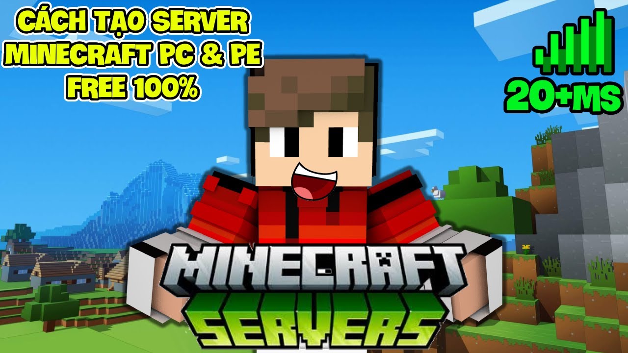 Cách Tạo Server Cho Minecraft PC Chơi Chung Cùng Bạn Bè Siêu Đơn Giản Free 100% | GainG
