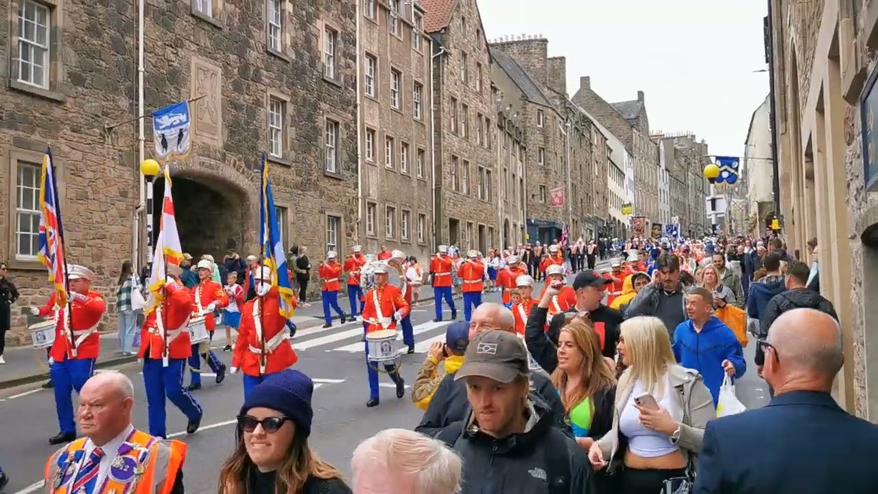 Orange order Parade through Edinburgh Pt 3 Jun 2022