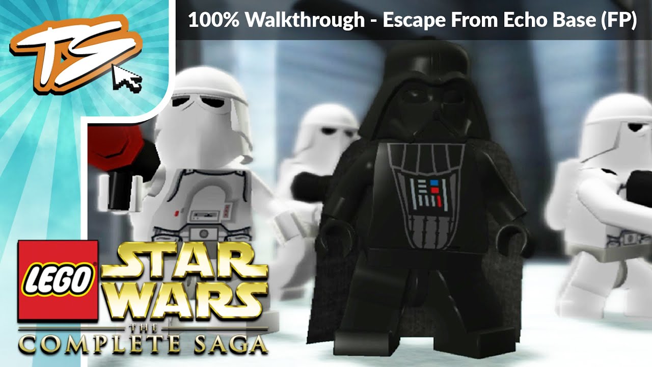 ESCAPE FROM ECHO BASE (FREE PLAY) - Lego Star Wars: The Complete Saga 100% Walkthrough #61