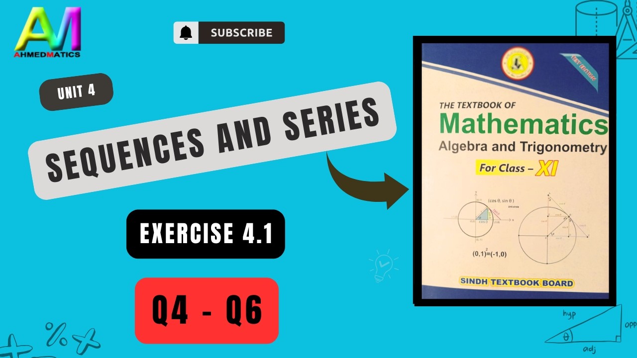 Class 11 | Ex 4.1 | Q4 - Q6