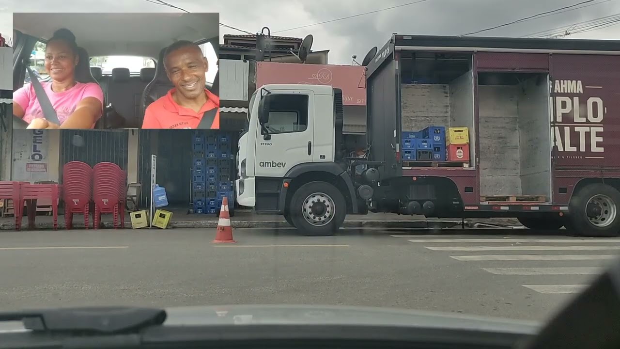 AULA DE DIREÇÃO, INSTRUTOR LUZEMÁRIO E SUA ALUNA ASSIONE, AUTO ESCOLA UNIÃO VIP CAMAÇARI BAHIA 