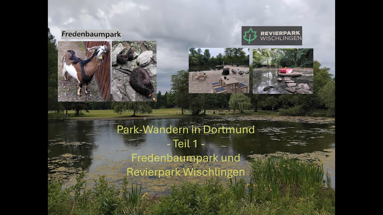 Park-Wandern in Dortmund - Teil 1 - Fredenbaumpark + Revierpark Wischlingen