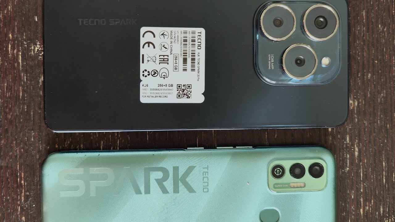 tecno spark 20 pro vs tecno spark 7