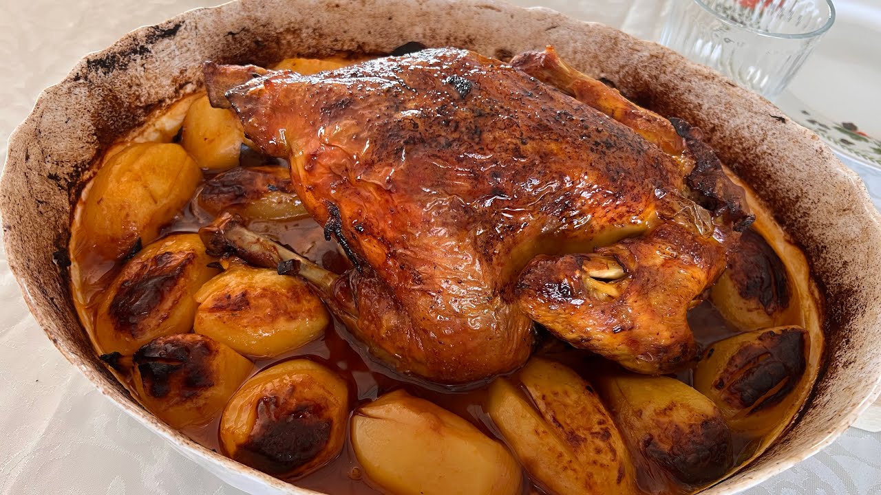 Frango assado no forno/receita da Susana Correia
