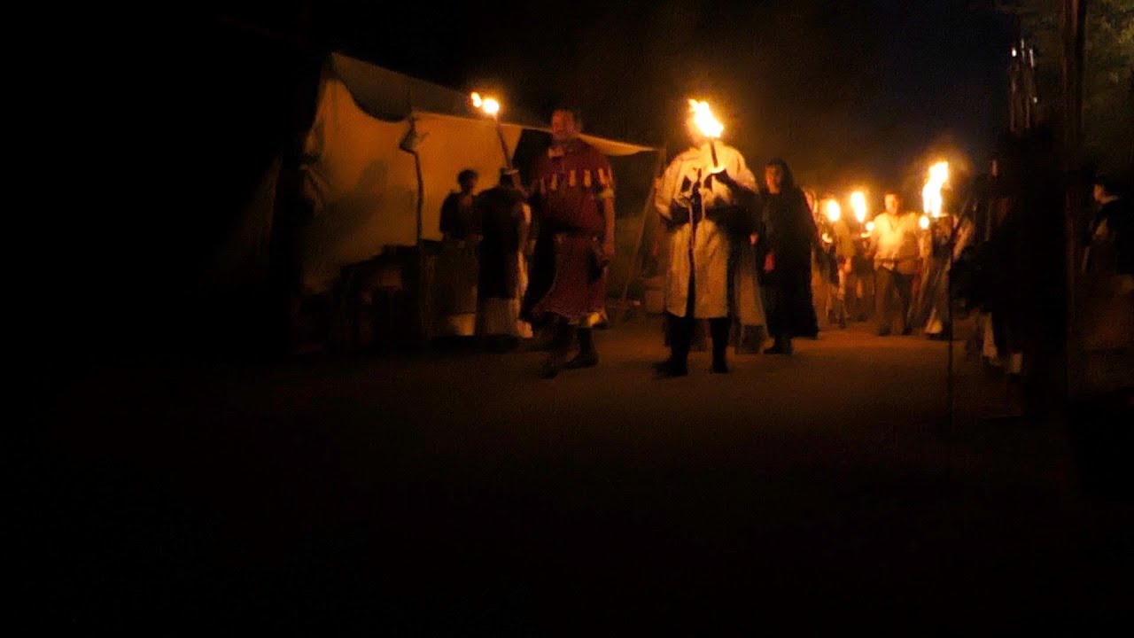 Mittelaltermarkt Freisen 2019 - Fackelumzug mit Vindamer