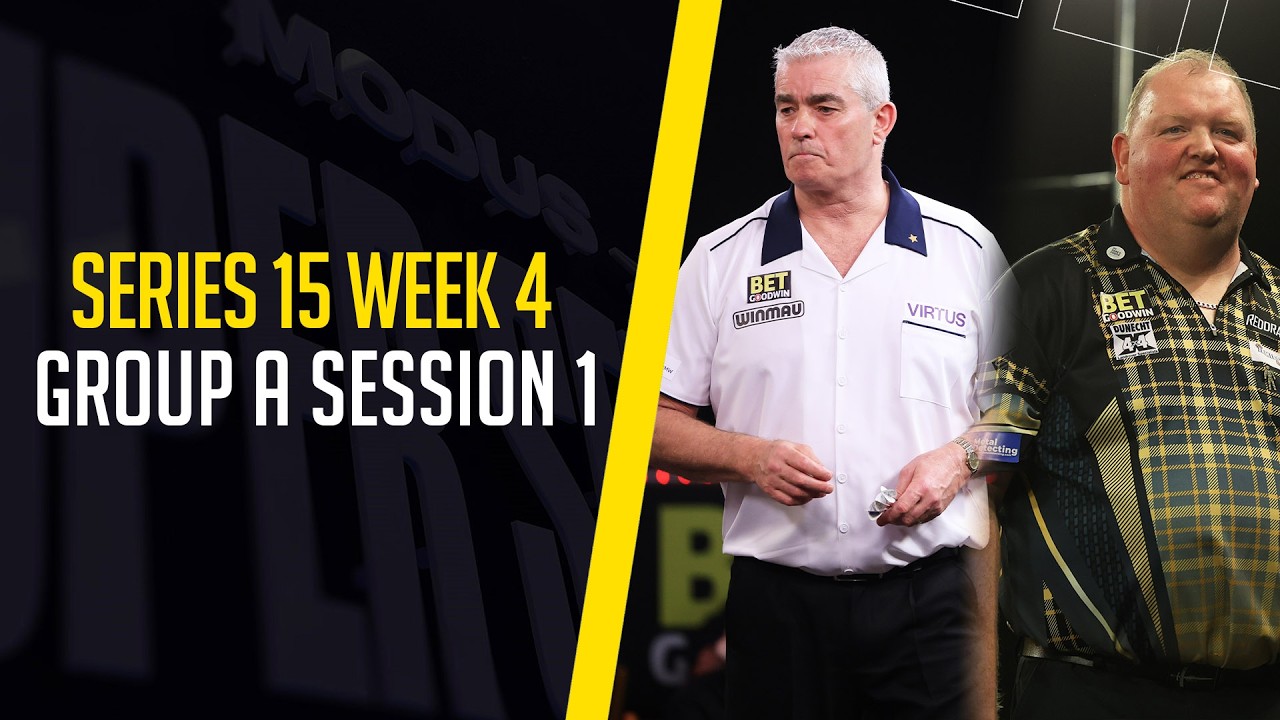 WEEK 4 BEGINS! 🏆👀 | Live Darts |  Series 15  Week 4 | Group A Session 1