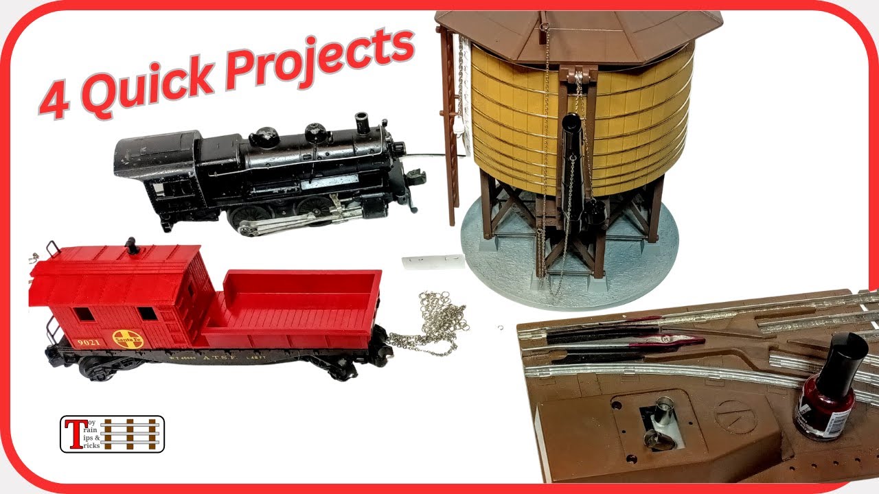 4 небольших проекта поездов, которые можно завершить быстро!