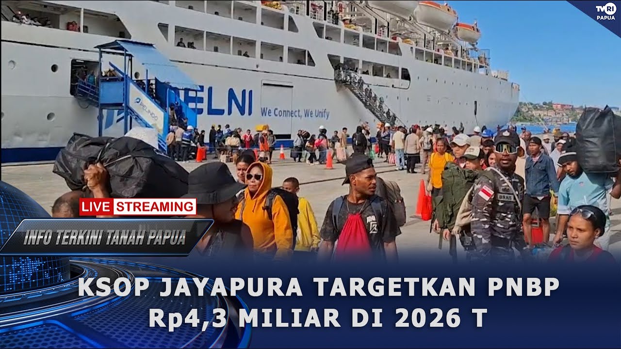 INFO TERKINI - KSOP JAYAPURA TARGETKAN PNBP Rp4,3 MILIAR DI 2026 T