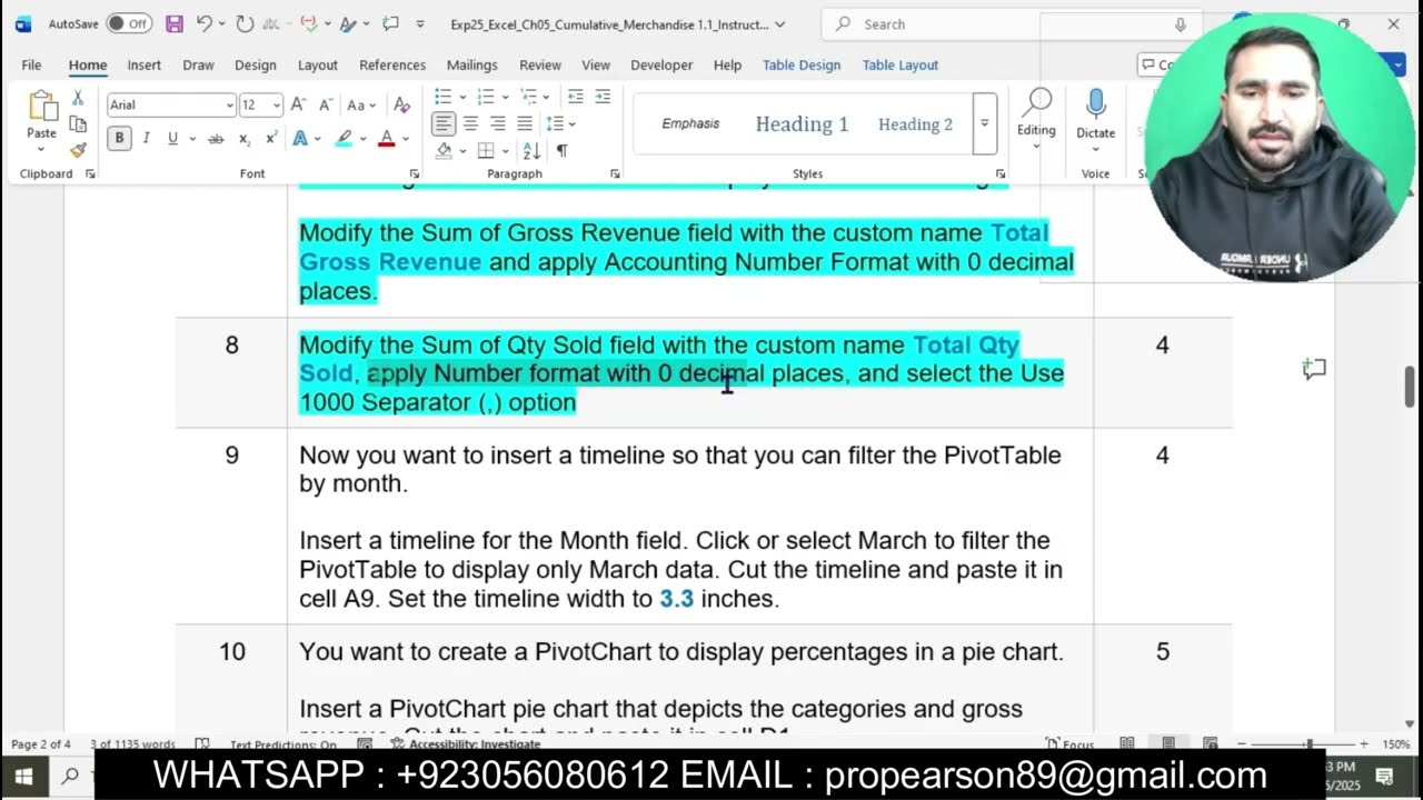Exp25_Excel_Ch05_Накопительные_товары | Накопительная оценка за 5 главу Excel - Сувенирный магазин