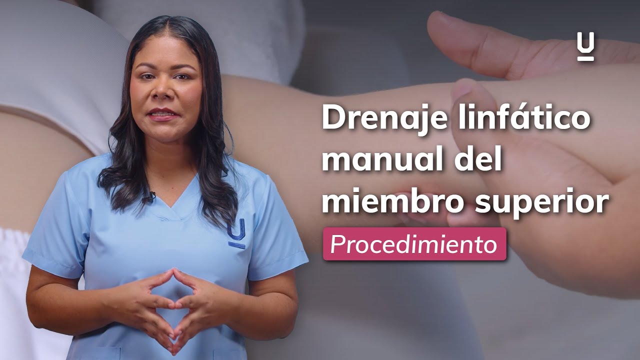 Drenaje linfático manual del miembro superior - Curso de drenaje linfático manual