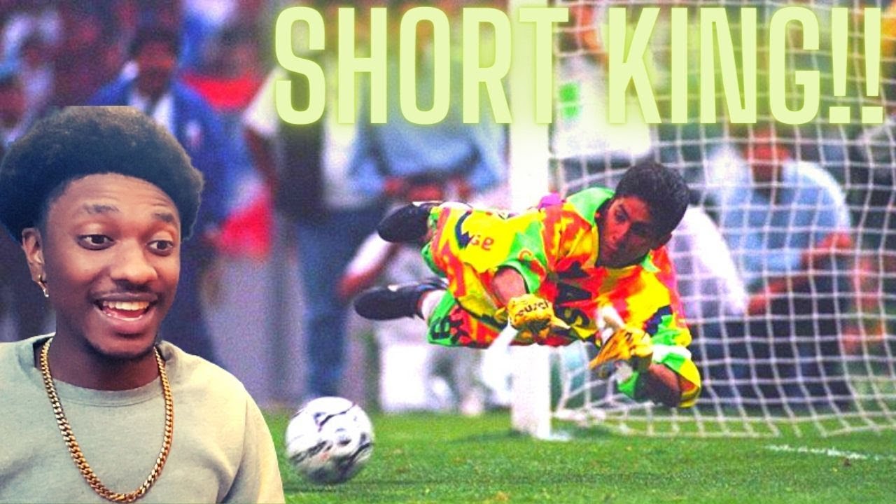 A 5'6 GOALKEEPER?!!! Jorge Campos Best Saves Reaction!!!