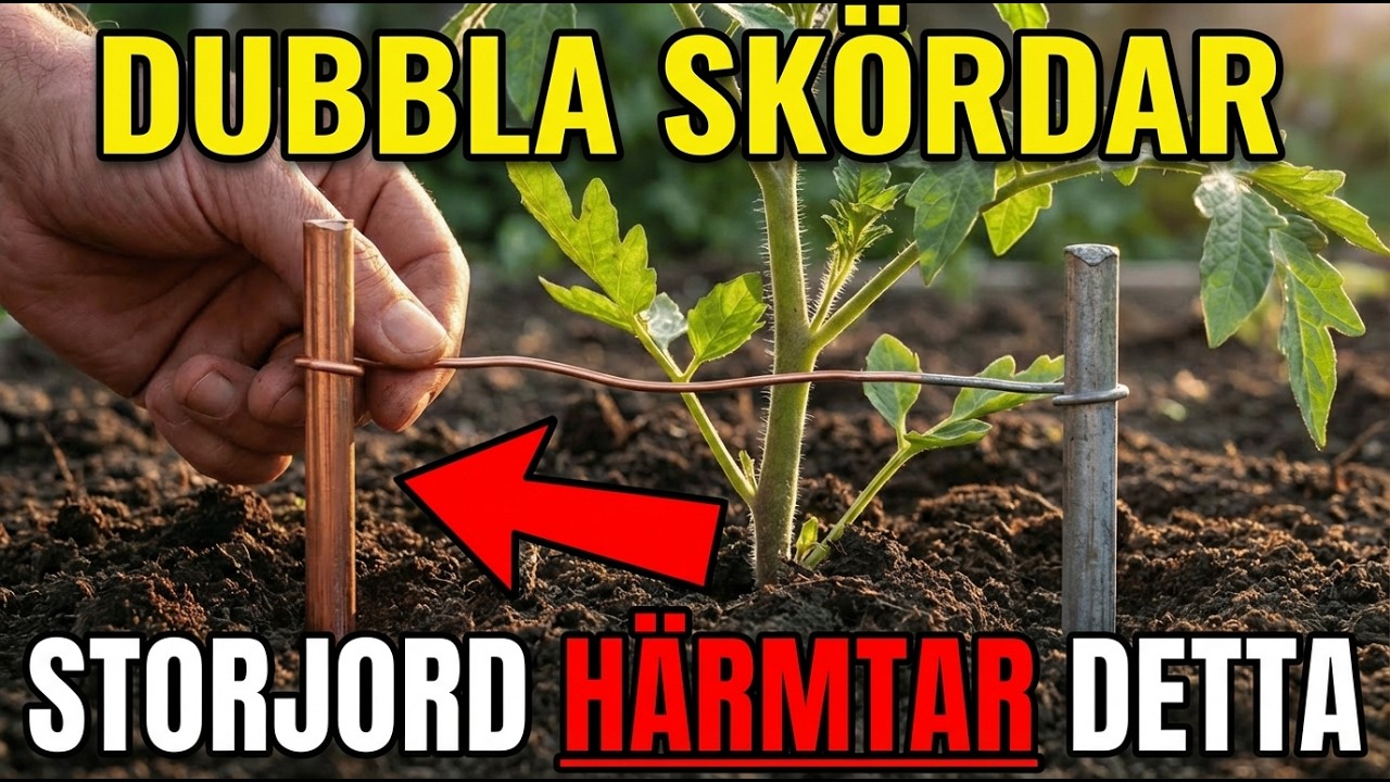 Sluta Köp Gödsel: Koppla Ihop 2 Metaller för Dubbel Skörd (Jordbatteriet)