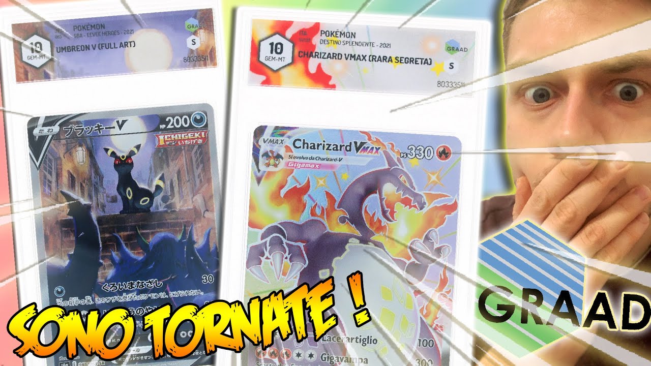 SONO TORNATE le MIE CARTE GRADATE da GRAAD con il NUOVO LABEL - Con VOTI INCREDIBILI ! ASSURDE