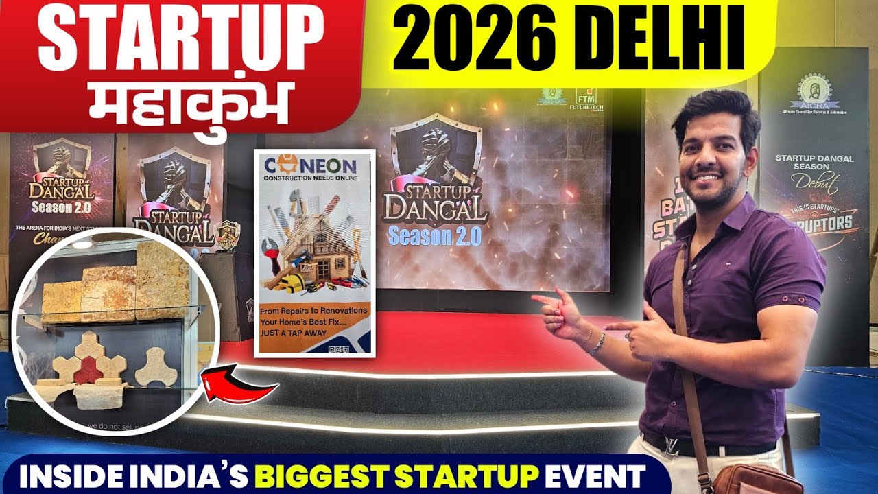 Startup Mahakumbh 5.0 Delhi 2026 | Inside India’s Biggest Startup Event 🇮🇳 | Yashobhoomi Expo Tour