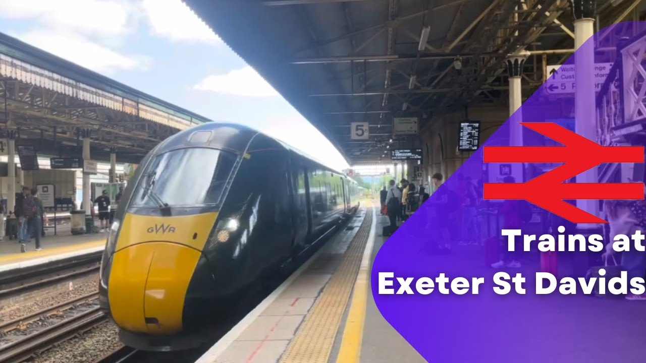 Trains at Exeter St Davids. 09/06/2024