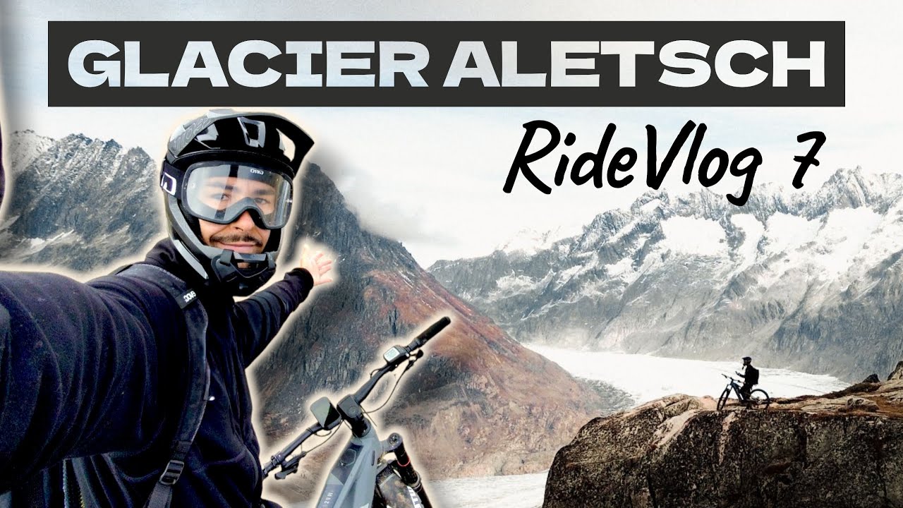 SENTIERS TECHNIQUES ET PANORAMAS INCROYABLES: Glacier d'Aletsch en VTT