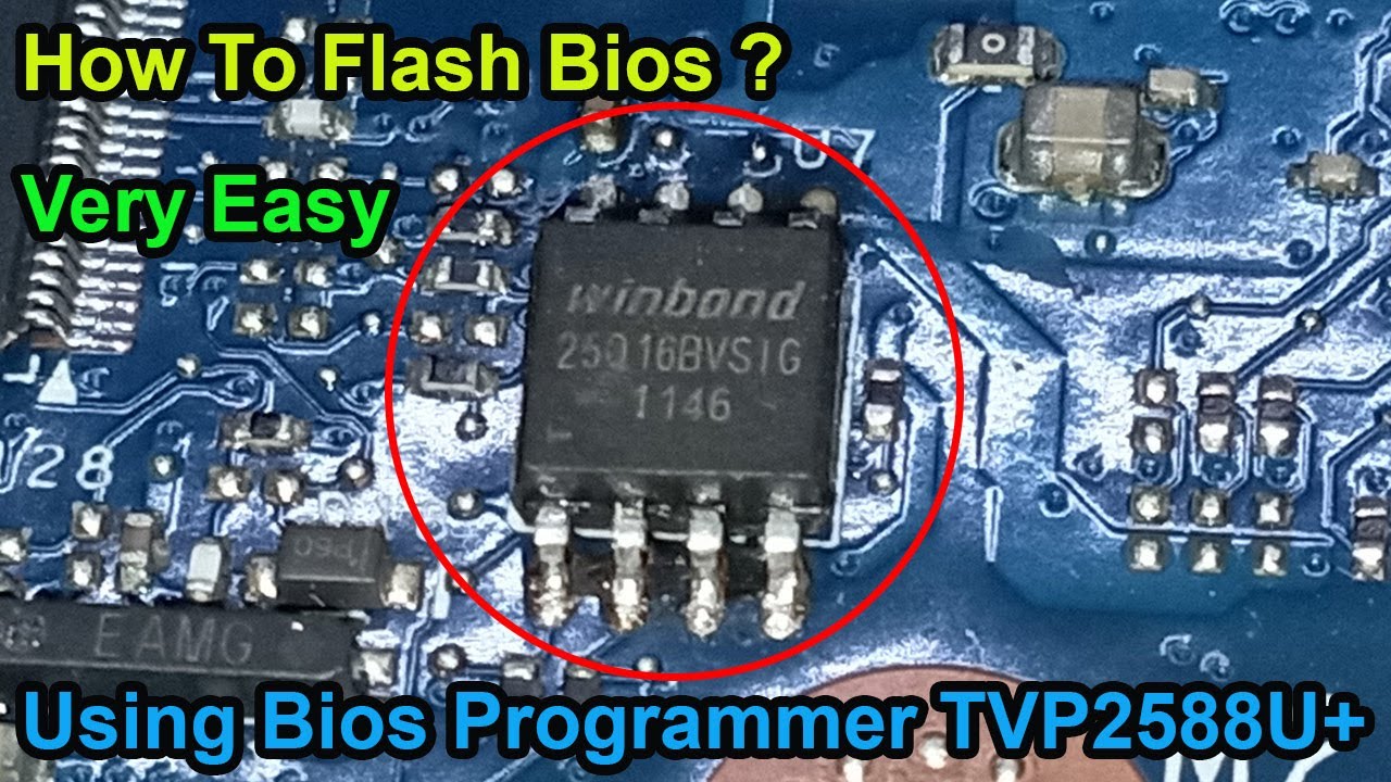 Как прошить чипы BIOS или EEPROM с помощью TVP2588U+