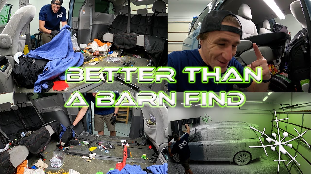 '15 Toyota Sienna DISASTER DETAIL! | Deep Cleaning and Transforming an Absolutely Thrashed Van