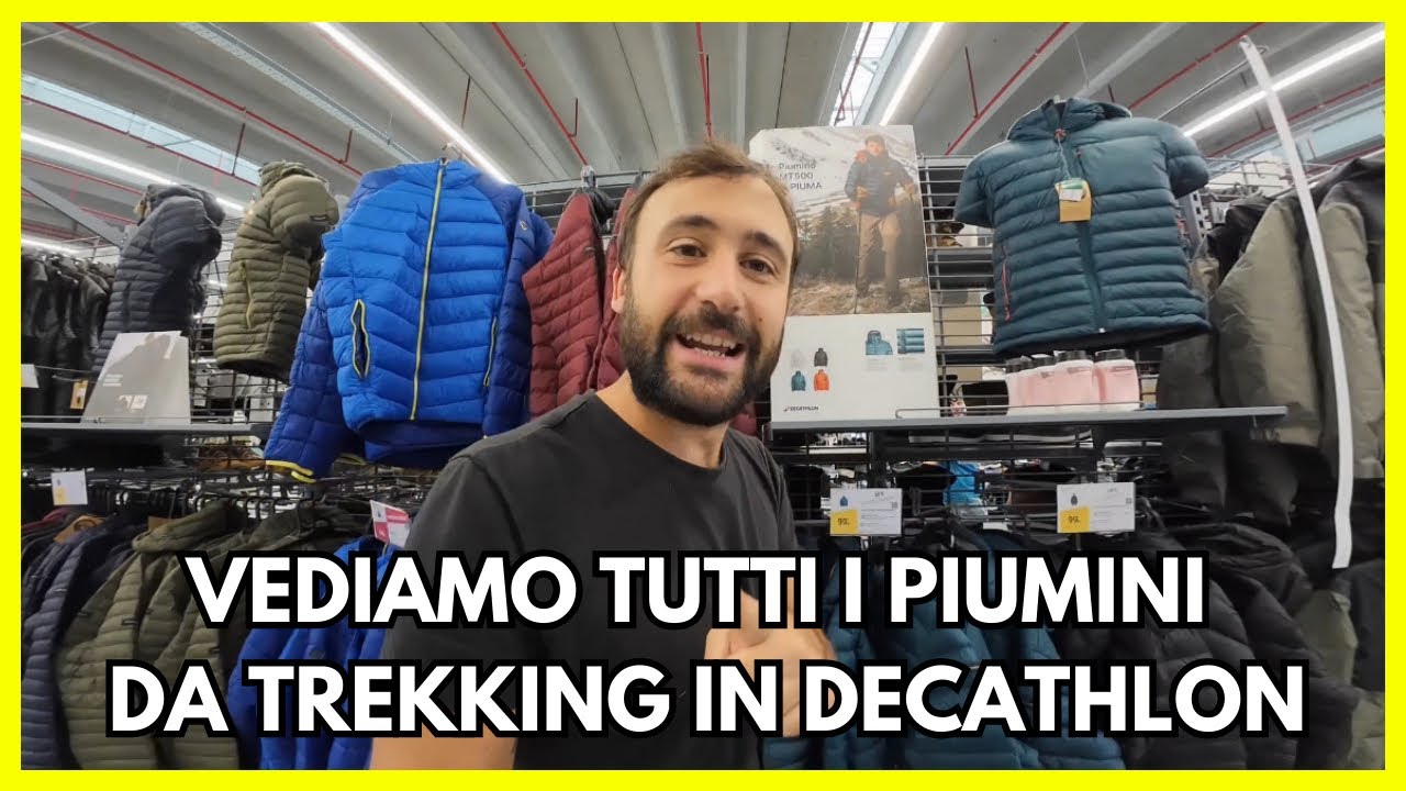 Piumini per il trekking in Decathlon!