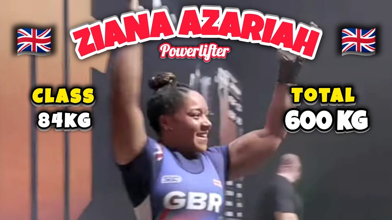 ZIANA AZARIAH - SBD Total = 600 KG - Class 84 KG 🇬🇧
