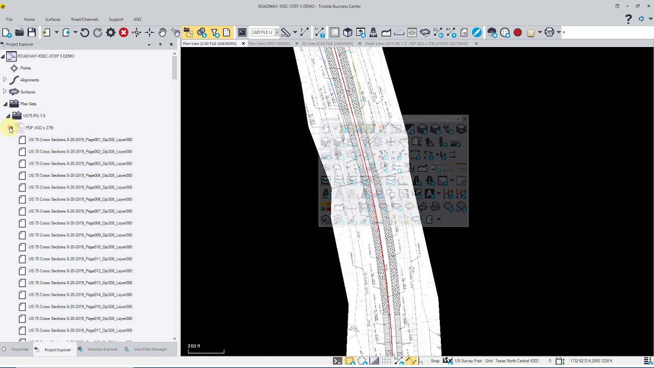 Use Trimble Business Center to Align a Centerline on a Roadway Project