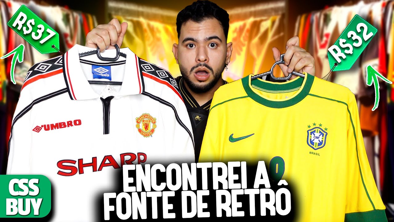 COMPREI CAMISAS DE TIME RETRÔ TAILANDESA PELO CSSBUY