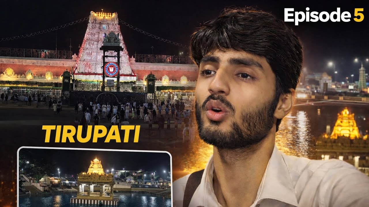 India Most Crowded Temple Ke Darshan Ho Gaye Sirf One Hour Mein 🤩 | Tirupati Balaji | EP:-5 |