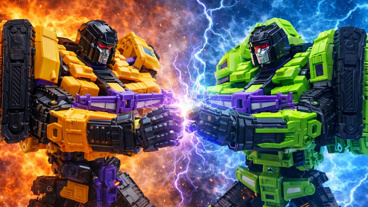 Film Transformers G1: DEVASTATOR Vs. Combiner Wars - Serangan Optimus Prime dan Megatron