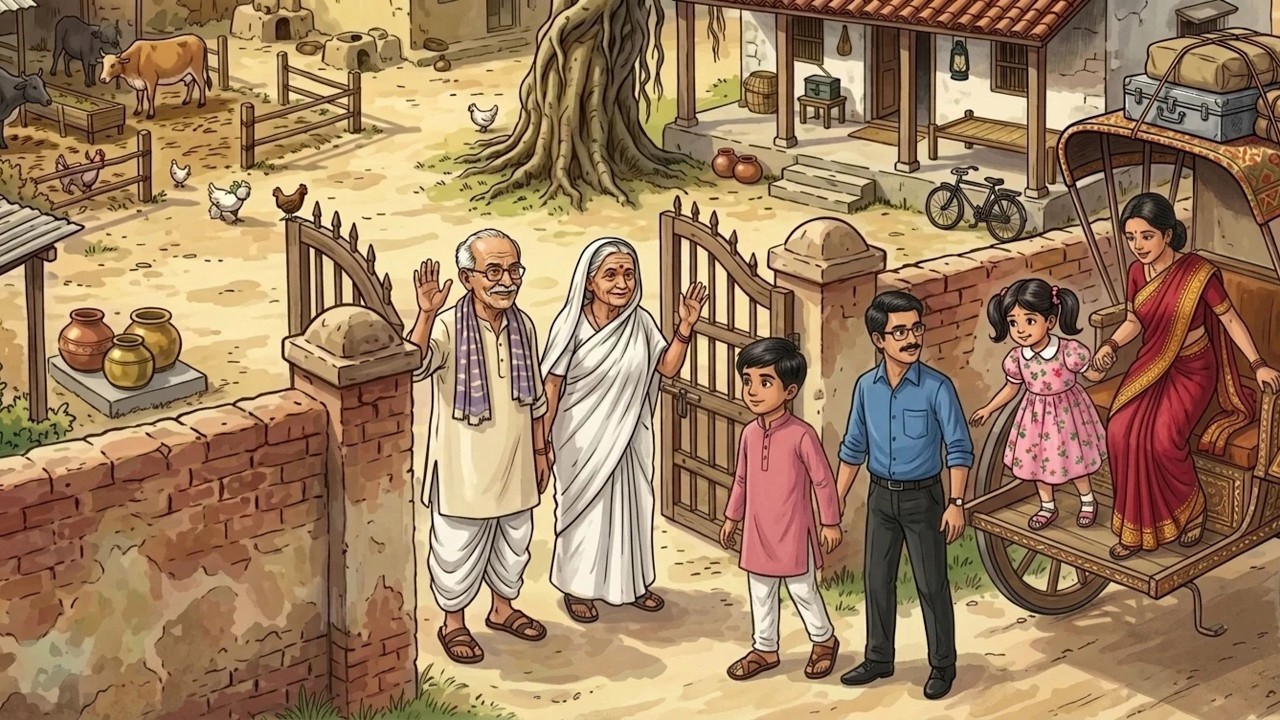 Nani Ka Ghar Aur Garmiyon Ki Chhutiyan | 19s ki Train Yatra | 90s Nostalgia in Ghibli Style