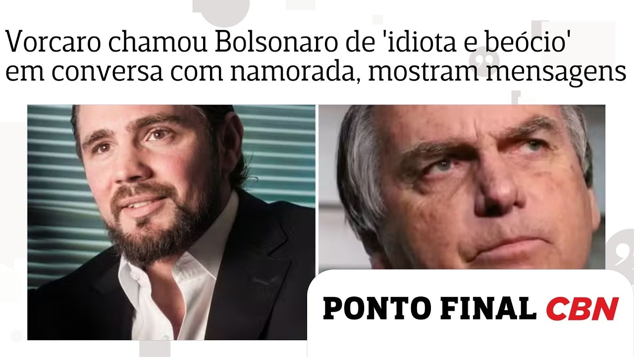 Vorcaro chamou Bolsonaro de 'idiota e beócio' em conversa com namorada, mostram mensagens