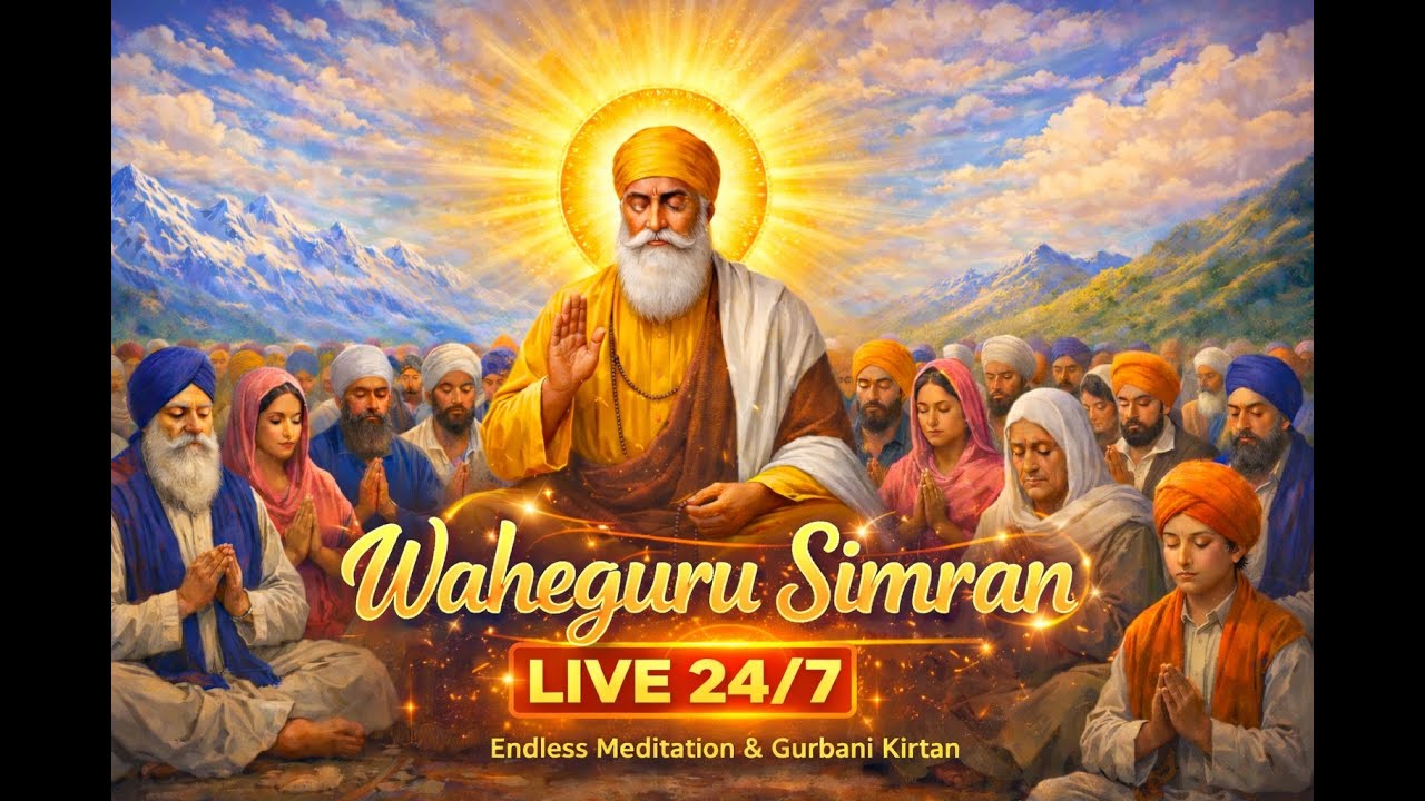 ਵਾਹਿਗੁਰੂ ਵਾਹਿਗੁਰੂ Waheguru Simran Jaap LIVE