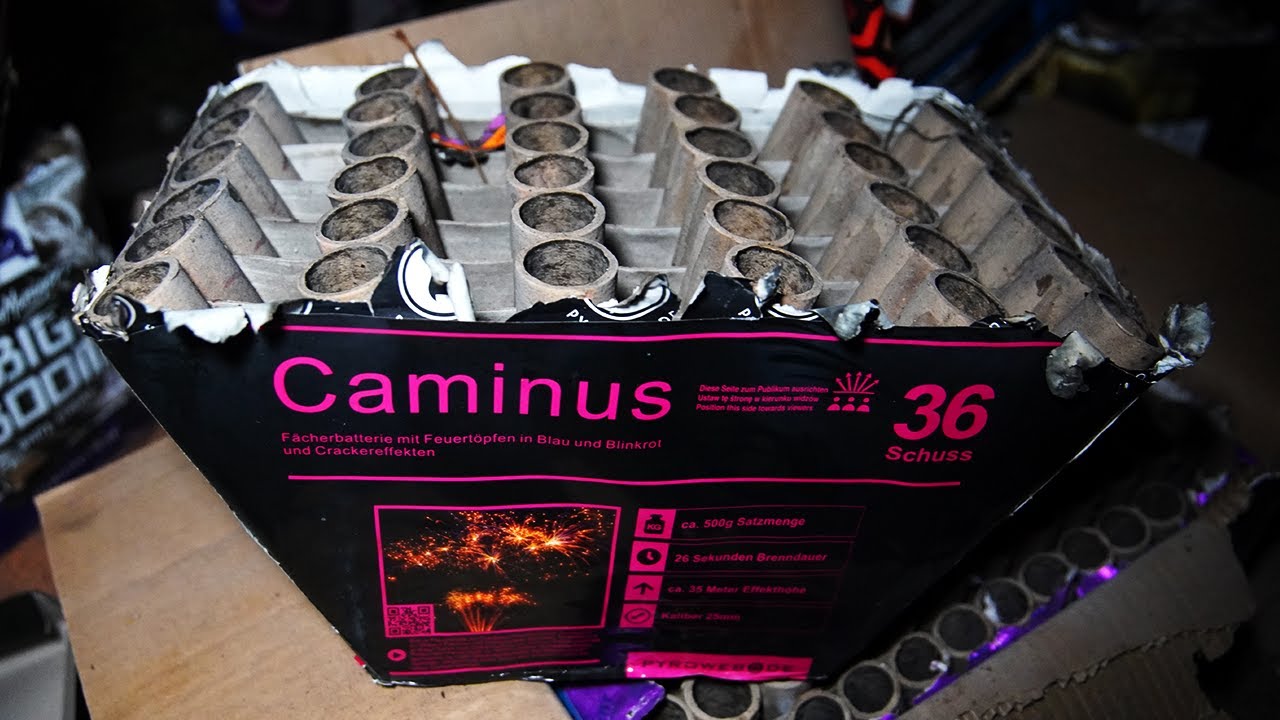 Caminus von Pyroweb | 35&euro; F&auml;cherbatterie | Testvideo Silvester 2024/25