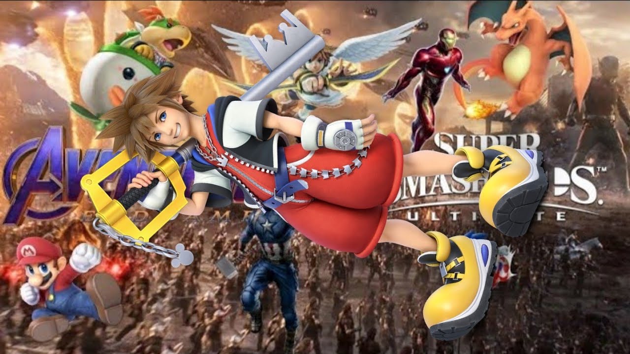Avengers Endgame x Super Smash Bros. Ultimate and Sora
