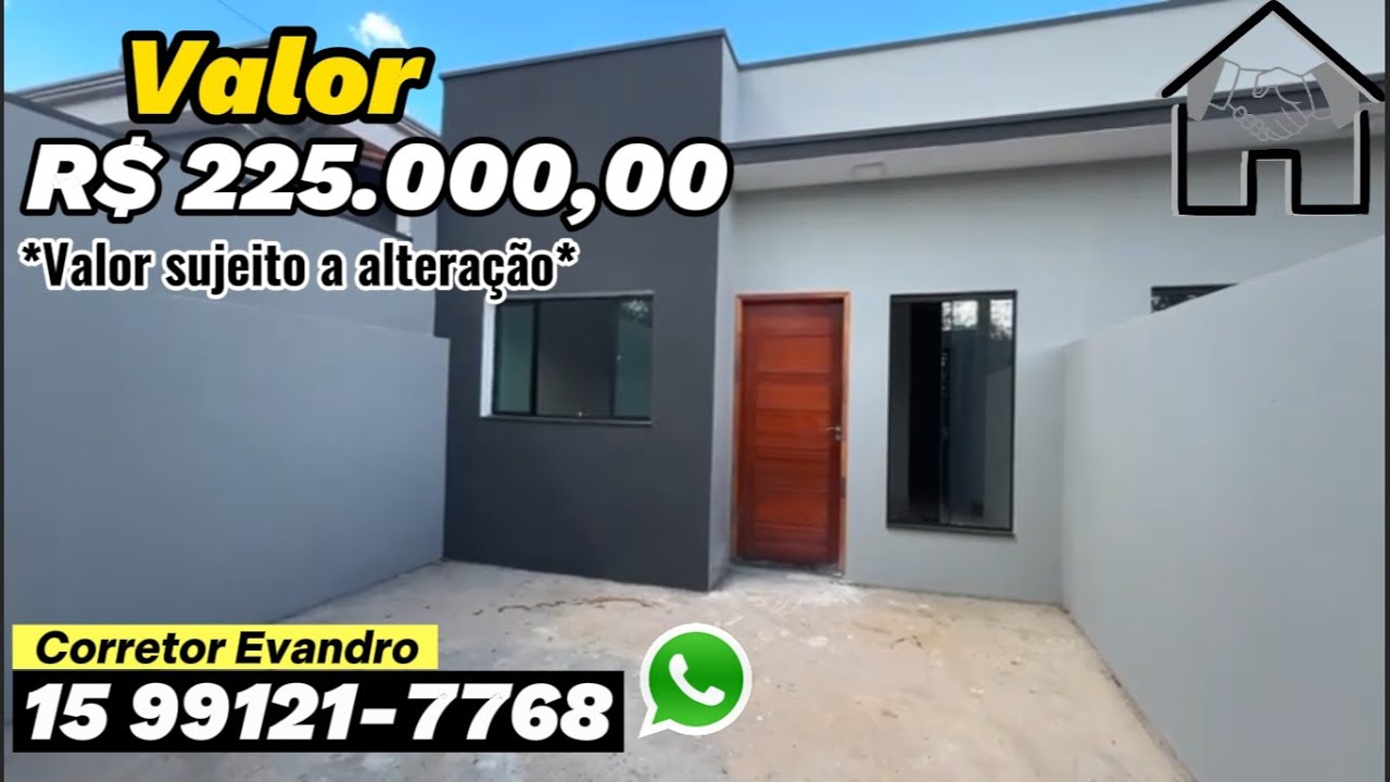 Casa l Venda l Astória l Interior l Tatuí/SP