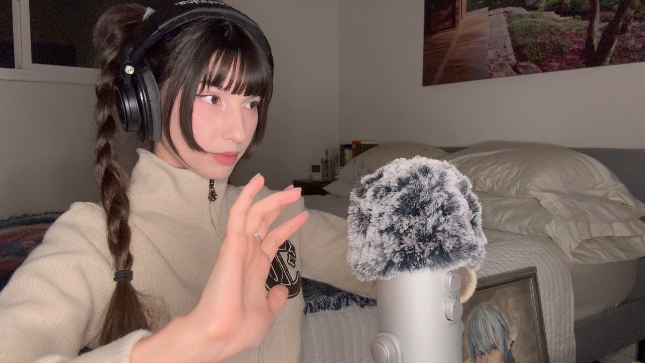 ASMR ᛝ trigger assortment & fluffy massage